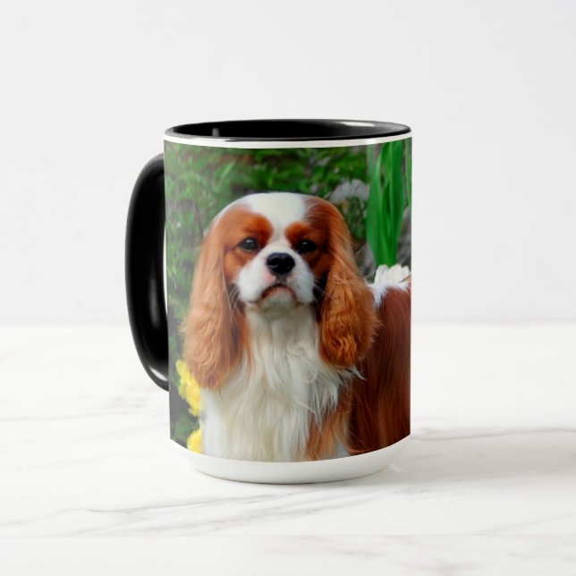 Caneca Blenheim Cavalier King Charles Spaniel Puppy Dog (Frente Esquerda)