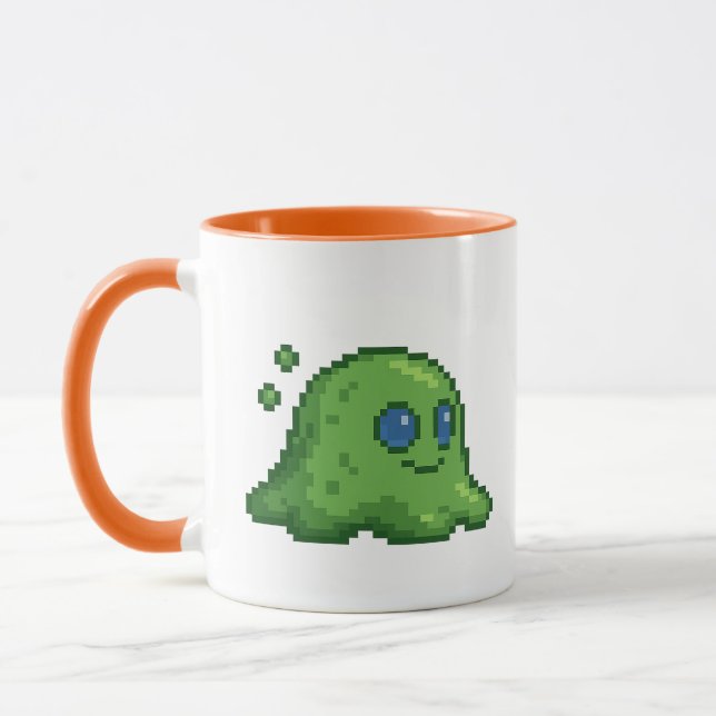 Caneca Blob Retro de 8 bits (Esquerda)