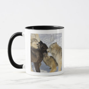 Caneca Bloco dos lobos que interagem