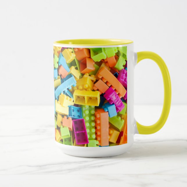 Caneca Blocos de Construção Neo Plástico (Direita)