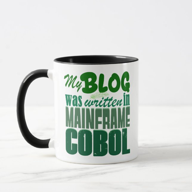 Caneca Blog Foi Codificado em COBOL – Desenvolvimento de  (Esquerda)