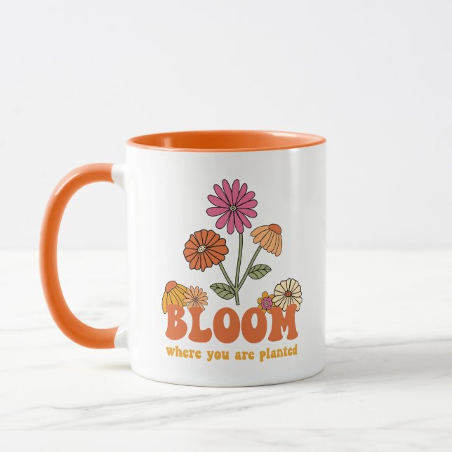 Caneca Bloom onde você está plantado (Esquerda)