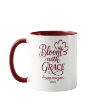 Bloom with Grace – New Year 2026 Combo Mug