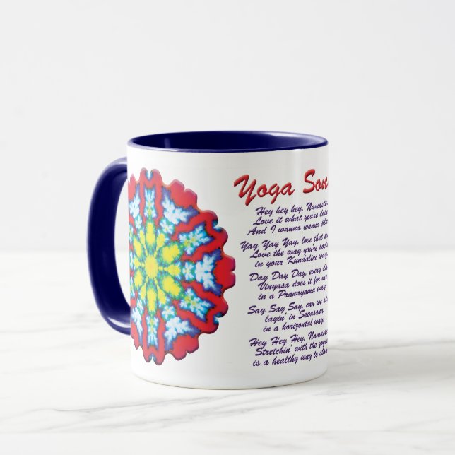 Caneca Bloom Yoga Song (Frente Esquerda)