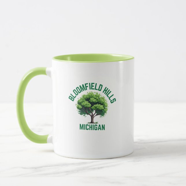 Caneca Bloomfield Colinas Michigan Home Coffee Mug (Esquerda)