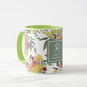 Caneca Blooms de Bush no Verão australiano personalizado