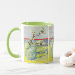 Caneca Blossoming Almond Branch por Vincent van Gogh