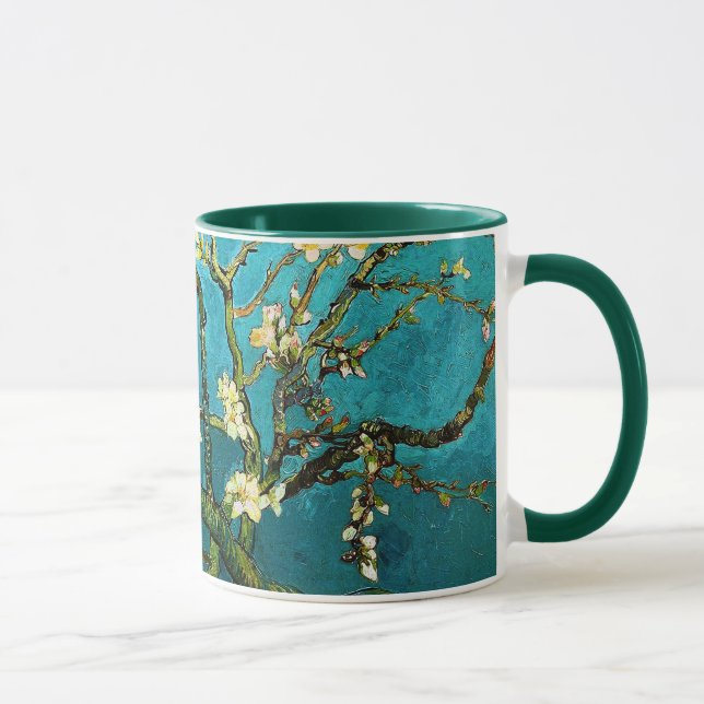 Caneca Blossoming Almond Tree Van Gogh Fine Art (Direita)
