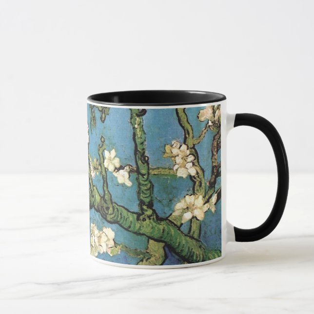 Caneca Blossoming Almond Tree Van Gogh Fine Art (Direita)