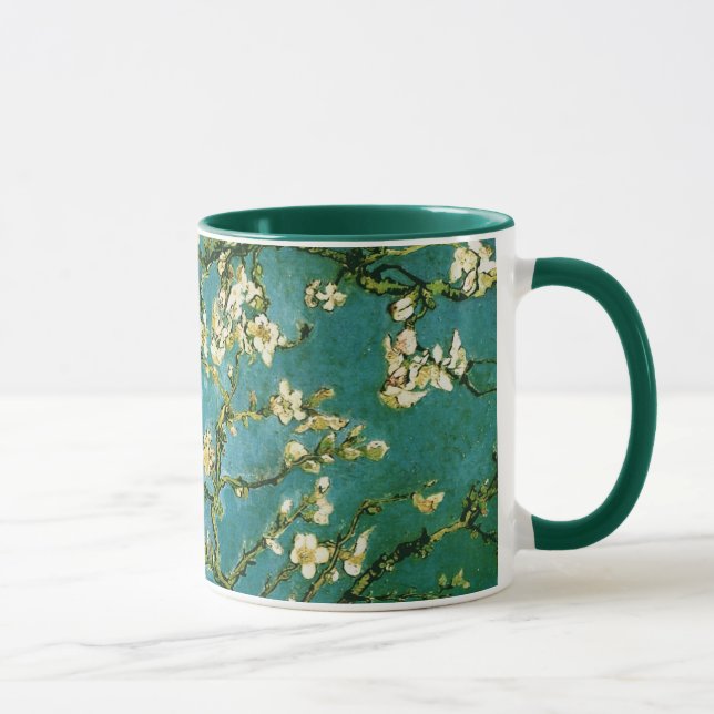 Caneca Blossoming Almond Tree Van Gogh Fine Art (Direita)