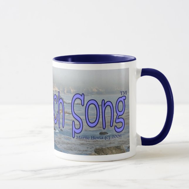 Caneca Blue Beach Song™ Mug (Direita)
