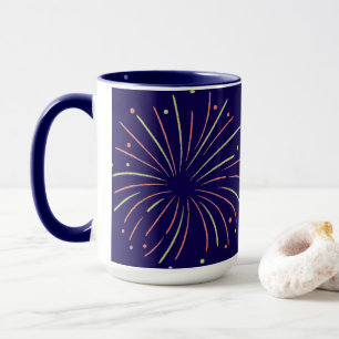 Caneca Blue Firework Mug