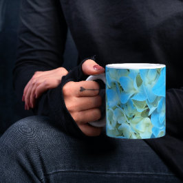 Caneca Blue French Hydrangea Floral