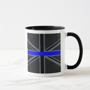 Caneca Blue Line fino à moda Union Jack
