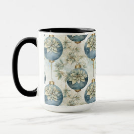 Caneca Blue Majestade Elegante Blue Dourado Splendor de N