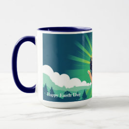 Caneca Blue Power Earth Day Vibes