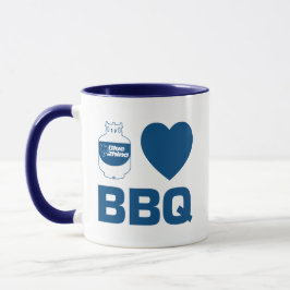 Caneca Blue Rhino "I Heart CHURRASCO"