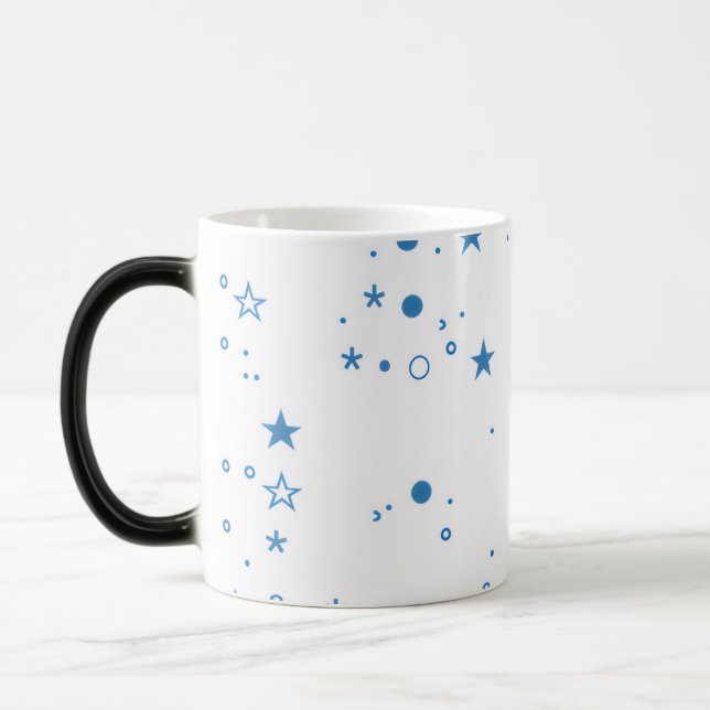 Caneca Blue Star, Xícara de Café Starry Night, Cel (Esquerda)