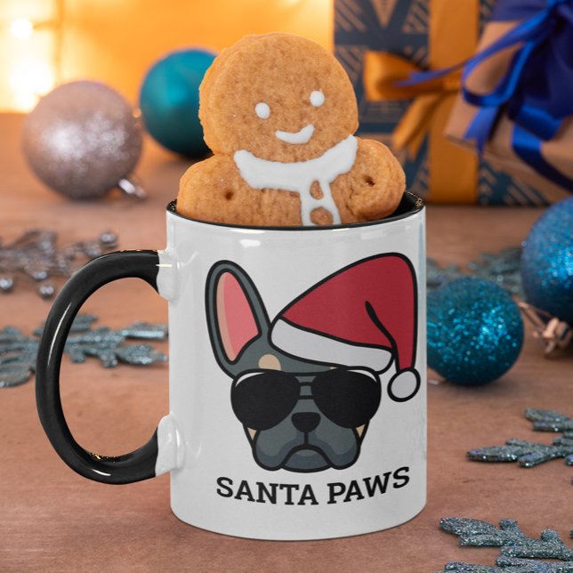 Caneca Blue Tan French Buldogue Mug (Criador carregado)