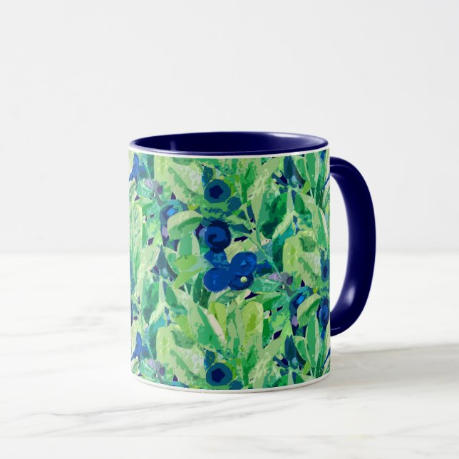 CANECA BLUEBERRIES (Frente Esquerda)
