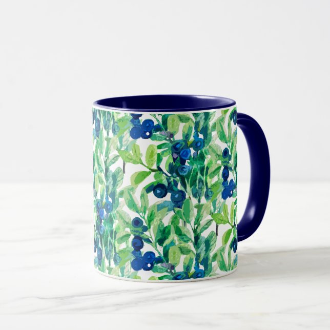 CANECA BLUEBERRIES (Frente Esquerda)
