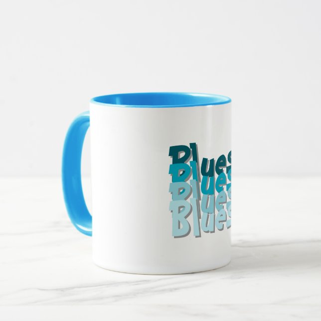 Caneca Blues Mug (Frente Esquerda)