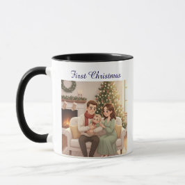 Caneca Blusão de Natal Personalizado para Criança Mulhere