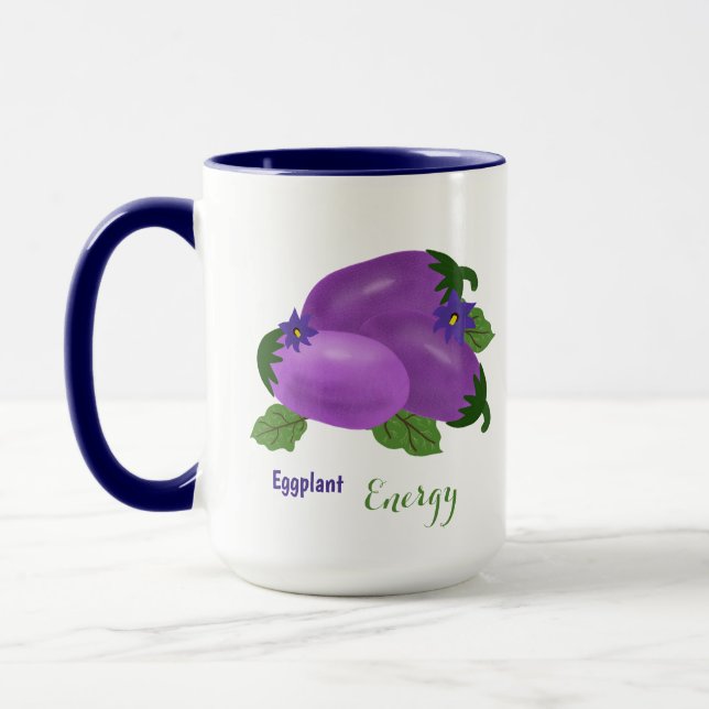 Caneca Blush & Bloom Eggplant Collection  (Esquerda)