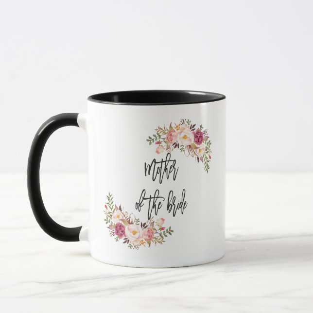 Caneca Blush Floral - Mãe da Noiva (Esquerda)