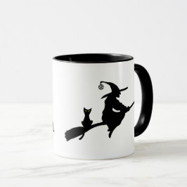 Caneca Boa Bruxa, Bruxa numa Broom