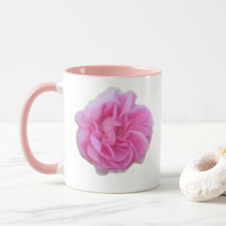 caneca boa com rosa natural