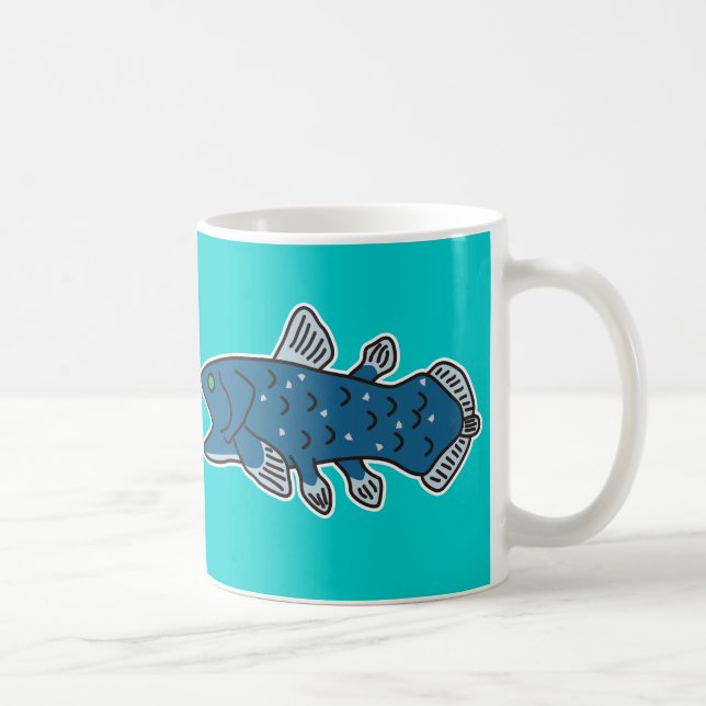 Caneca "BOA VINDA de Coelacanth ao MAR PROFUNDO " (Direita)