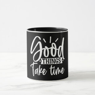 Caneca Boas Coisas Demoram Muito Tempo