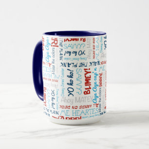 Caneca Boas Festas de Festas Piratas