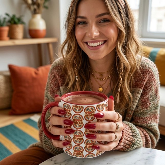 Caneca Boas Vibrações (Criador carregado)