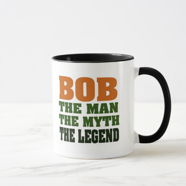Caneca Bob - homem, o mito, a legenda (Direita)
