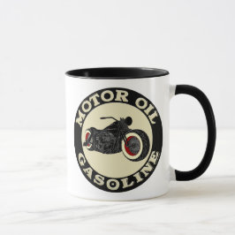 Caneca - Bobber - motor Oil Gasoline -