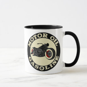 Caneca - Bobber - motor Oil Gasoline -