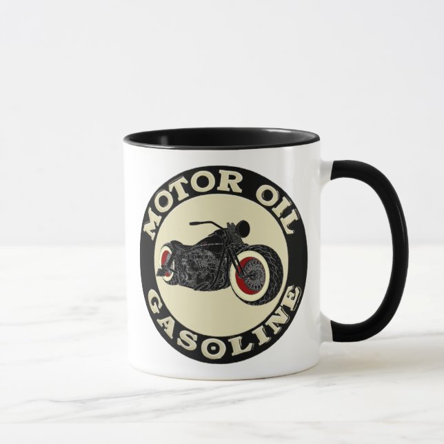 Caneca - Bobber - motor Oil Gasoline - (Direita)