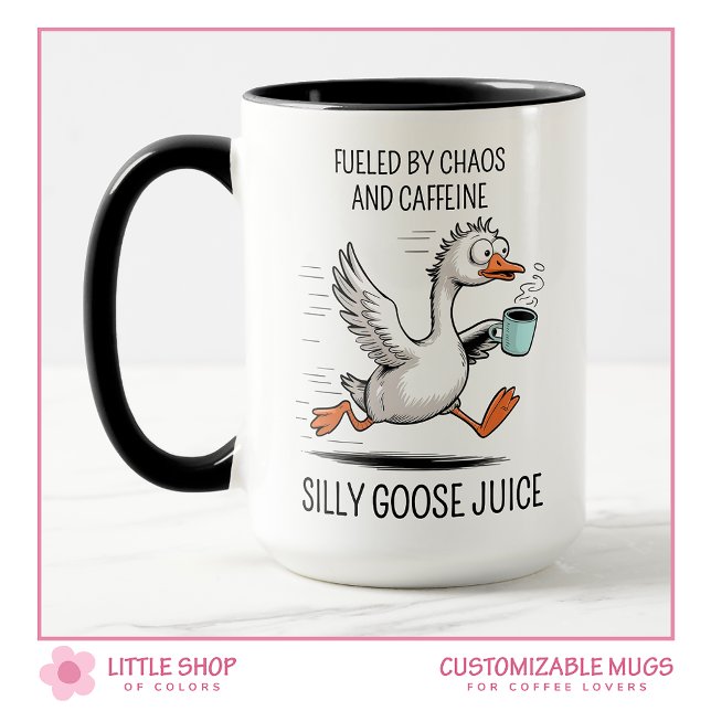Caneca Bobo Goose Juice Engraçado Personalizado (Criador carregado)