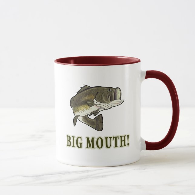 Caneca Boca grande: Baixo Largemouth (Direita)