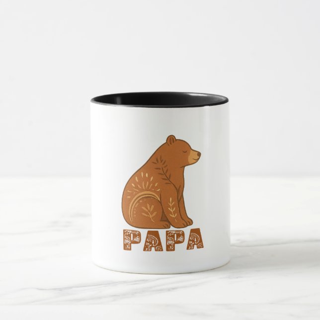 Caneca Boho Bear Papa (Centro)