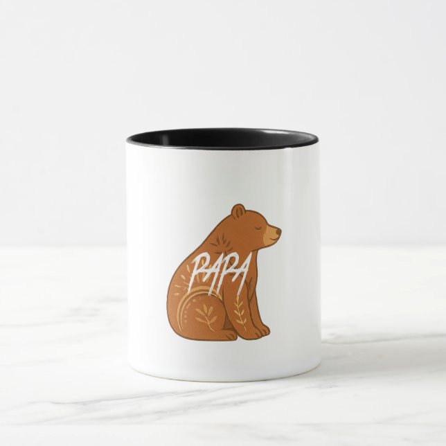 Caneca  Boho Bear Papa Mug (Centro)