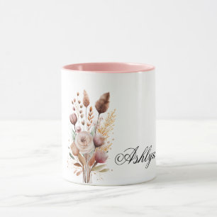 Caneca Boho Blush Floral
