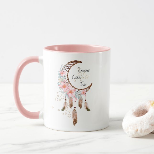 Caneca Boho Dreams Torna Verdadeira Mug (Com Donut)