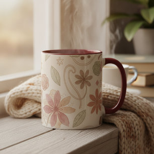 Caneca Boho Floral
