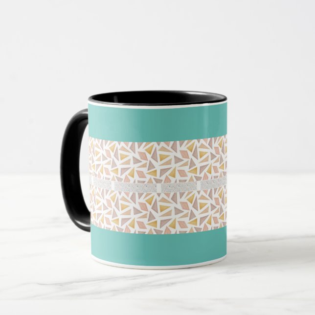 Caneca Boho Pattern Design (Frente Esquerda)