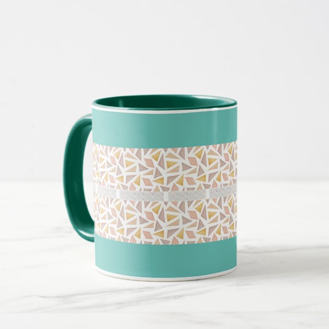 Caneca Boho Pattern Design (Frente Esquerda)