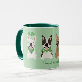 Caneca Bois Franceses de Dia de São Patrício Feliz