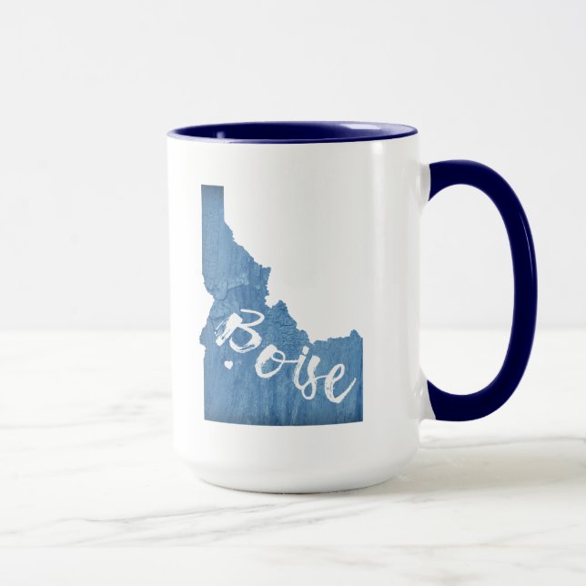 Caneca Boise, Idaho Wood Grain (Direita)